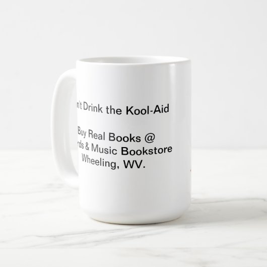 Kaffee-Tassenbuchhandlung, die WV. dreht Kaffeetasse (Vorderseite Links)