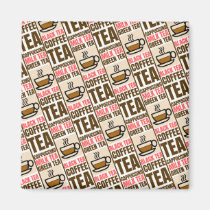 KAFFEE TEA PATTERN, Magnet