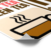KAFFEE TEA PATTERN, POSTER (Ecke)