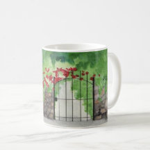 Kaffee Tea Tasse Garden Gate 11 unzen Tasse