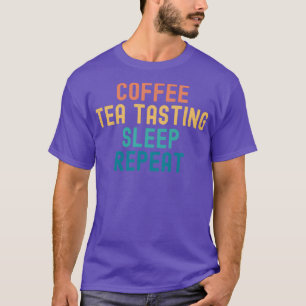 Kaffee Tee beim Verkochen Schlaf Wiederholung Lust