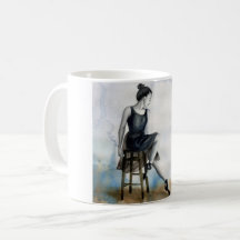 Kaffee Tee Hot Cocoa Tänzer Ballerina Tasse