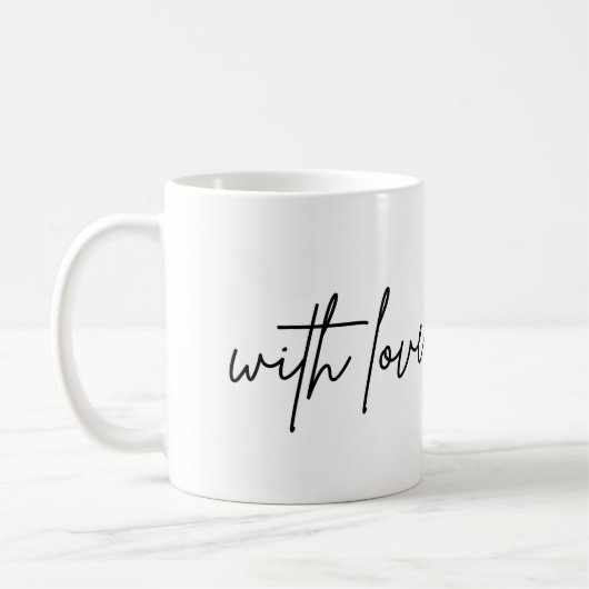 Kaffee-Tee individuell mit Liebe Kaffeetasse (Links)