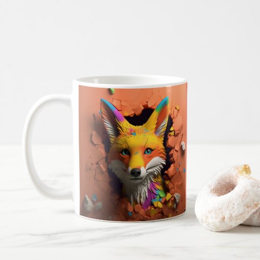 Kaffee, Tee, Kakao-Tasse, Cup Kaffeetasse (Mit Donut)