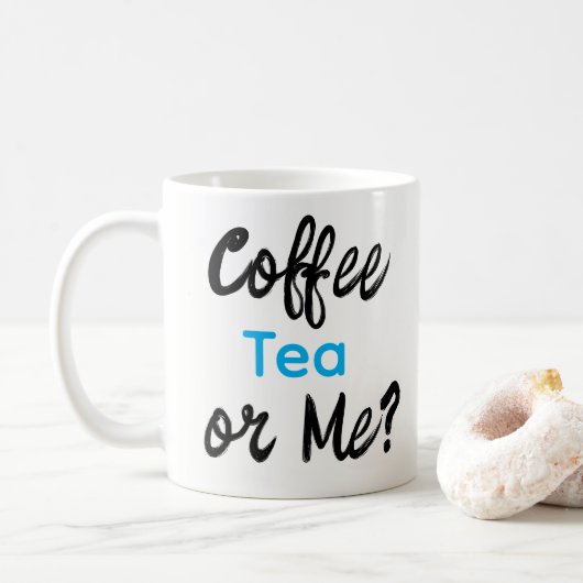 Kaffee Tee oder ich? Tassen  (Mit Donut)