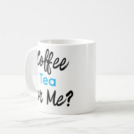 Kaffee Tee oder ich? Tassen  (Vorderseite Links)