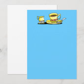 Kaffee/Tee-Party Einladung (Vorne/Hinten)