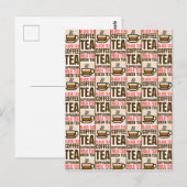 KAFFEE TEE-PATTER, Postkarte (Vorne/Hinten)