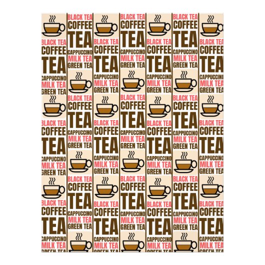 KAFFEE TEE-PATTER, Postkarte Fotodruck (Vorne)