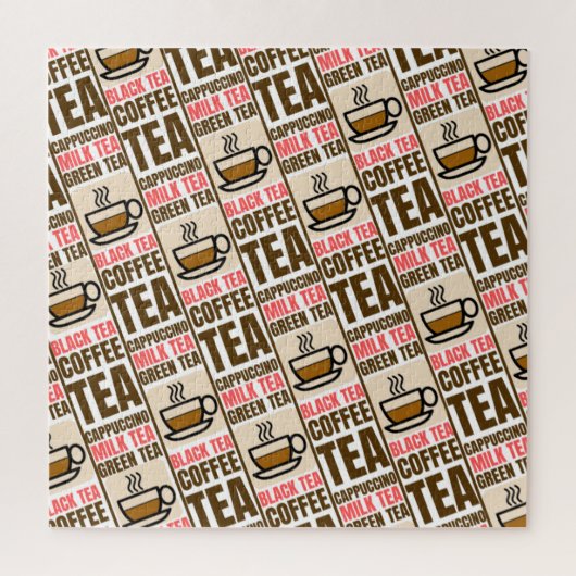 KAFFEE TEE-PATTER, Puzzle (Vertikal)