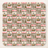 KAFFEE-TEE-PATTER, Untersetzer (Vorderseite)