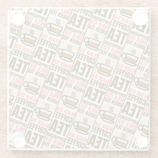 KAFFEE-TEE-PATTER, Untersetzer (Rückseite)
