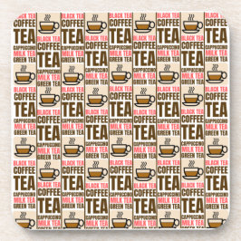 KAFFEE-TEE-PATTER, Untersetzer aus hartem Kunststo