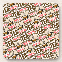 KAFFEE-TEE-PATTER, Untersetzer aus hartem Kunststo