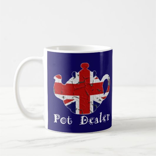 Kaffee Tee Tasse Funny Pot Händler Britischer Teek (Links)