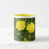 Kaffee/Tee-Tasse mit Prickly-Pear-Bild Zweifarbige Tasse (Mittel)