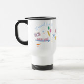 Kaffee & Tee Tasse mit Reisedesign (Links)