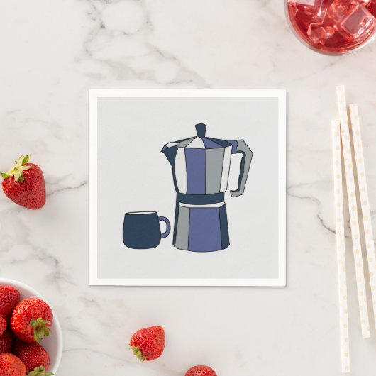 Kaffee-Tee-Tasse Party Serviette (Beispiel)