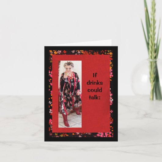 Kaffee, Tee, Tequila Humour Card Karte (Vorderseite)