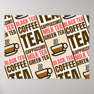 KAFFEE-TELEmuster Poster