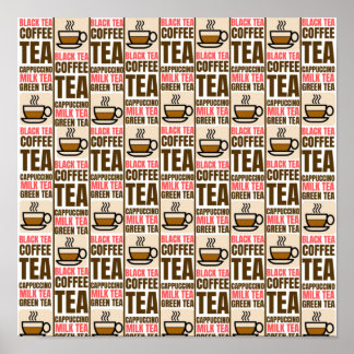 KAFFEE-TELEmuster Poster