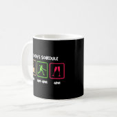 Kaffee Tennis Wine Tennis Player Tennis Bal Kaffeetasse (Vorderseite Links)
