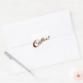 Kaffee-Teppiche - Aufkleber auf dem Platz (Umschlag)