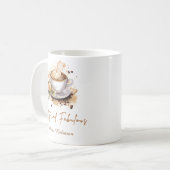 Kaffee-Thema Fünfzig und Fantastisch 50. Geburtsta Kaffeetasse (Vorderseite Links)