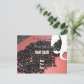 Kaffee Thema Geburtstagsparty Einladung (Stehend Vorderseite)