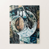 Kaffee Thema künstlerische Stillleben Malerei Puzzle (Vertikal)
