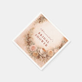 Kaffee-Themen-Brautparty Serviette (Ecke)