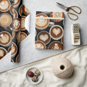 Kaffee-Themen-Geschenkpapier Geschenkpapier