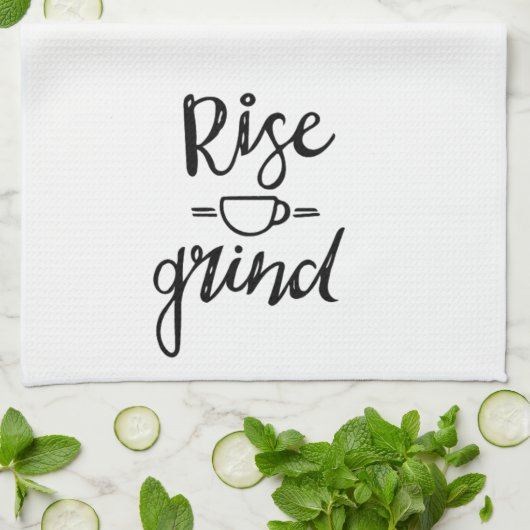 Kaffee Themenküche Handtuch (Gefaltet)