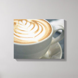 Kaffee themenorientiert, die verlockenden Körner Leinwanddruck