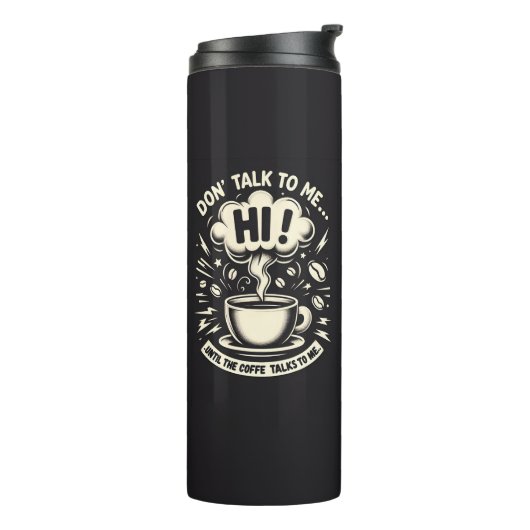 Kaffee-Thermos Thermosbecher (Nach links gedreht)