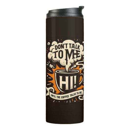 Kaffee-Thermos Thermosbecher (Nach links gedreht)