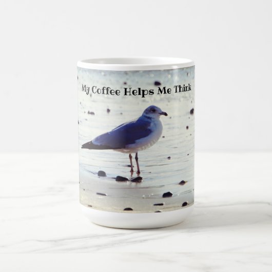 Kaffee Think Seagull Beach Tasse (Mittel)