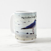 Kaffee Think Seagull Beach Tasse (Vorderseite Links)