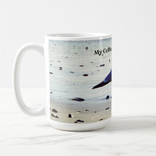 Kaffee Think Seagull Beach Tasse (Links)
