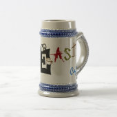 "Kaffee-Tier-Café-" Kaffee-Tasse Bierglas (VorderseiteRechts)