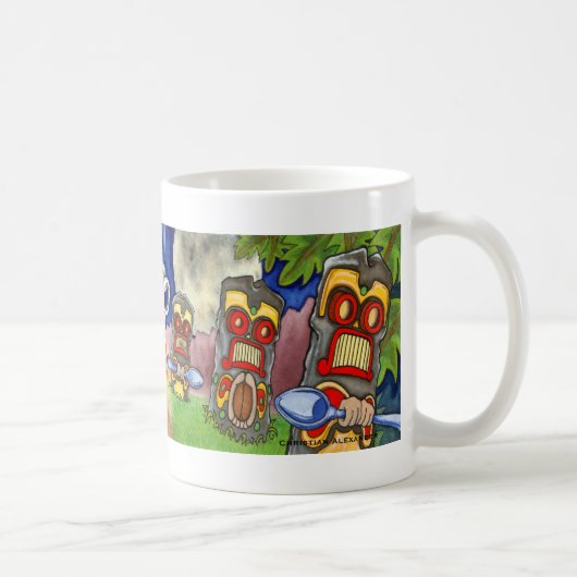 Kaffee Tiki Tasse - Weg zum Wecken (Rechts)