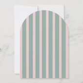 Kaffee Tini One Bow Espresso Martini Babydusche Einladung (Rückseite)