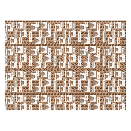 Kaffee Tischdecke (Vorderseite (Horizontal))