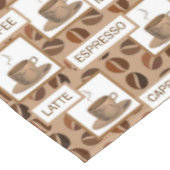 Kaffee Tischdecke (Schrägansicht)