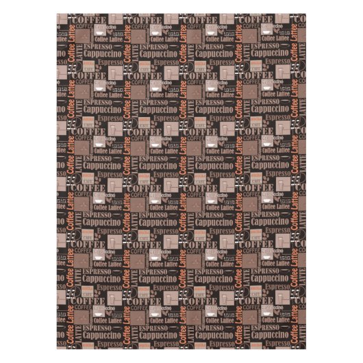 Kaffee Tischdecke (Vorderseite)