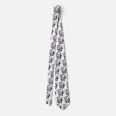 Kaffee-Topf-Café-Cappuccino-Espresso Java Kaffe Krawatte (Rückseite)