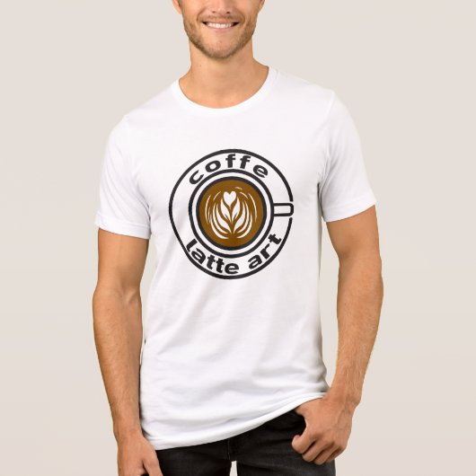 Kaffee Tri-Blend Shirt (Vorderseite)