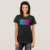 Kaffee trifft Bagel T-Shirt (Vorne ganz)