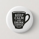 Kaffee trinken button (Vorderseite)