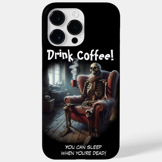 Kaffee trinken Case-Mate iPhone hülle (Rückseite)